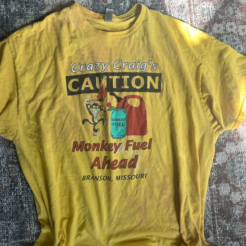 Urban Outfitters Yellow Graphic Tee